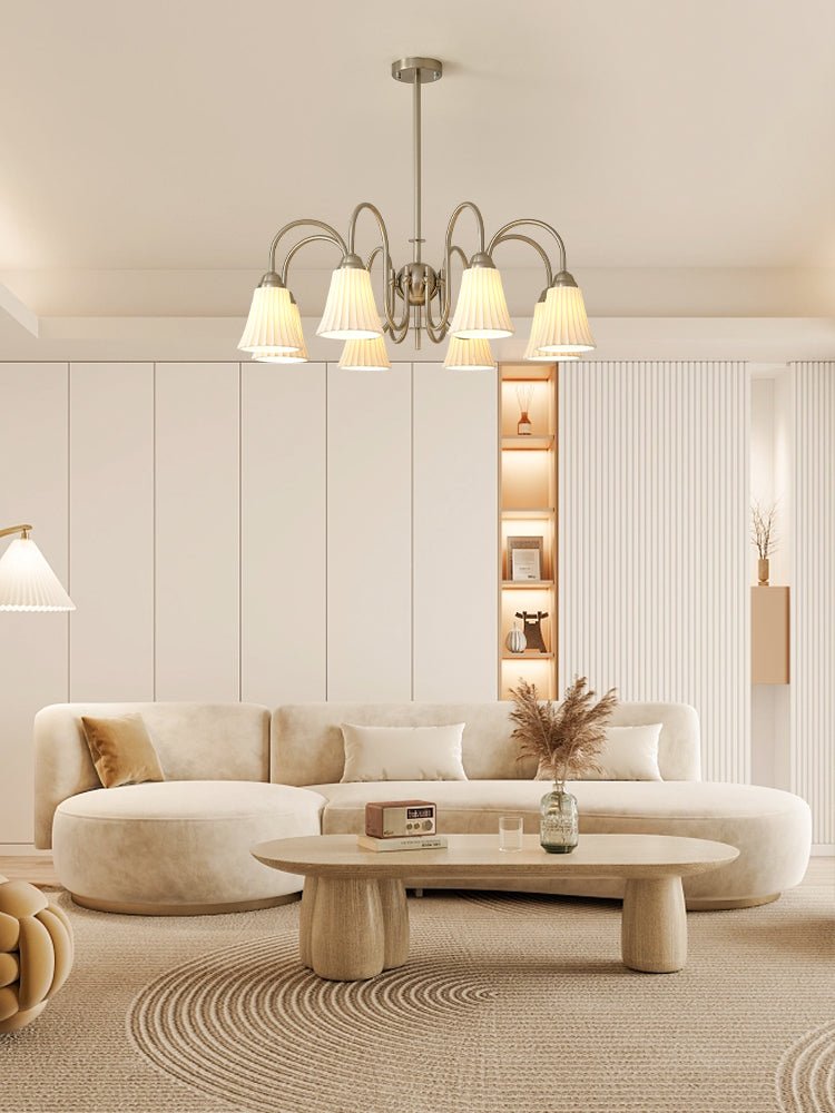Lustra Kronleuchter Esther Keramik Gefeilt Modern-Letslighting