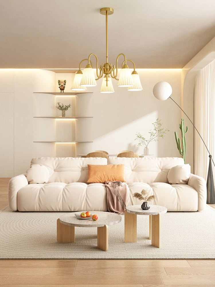 Lustra Kronleuchter Esther Keramik Gefeilt Modern-Letslighting