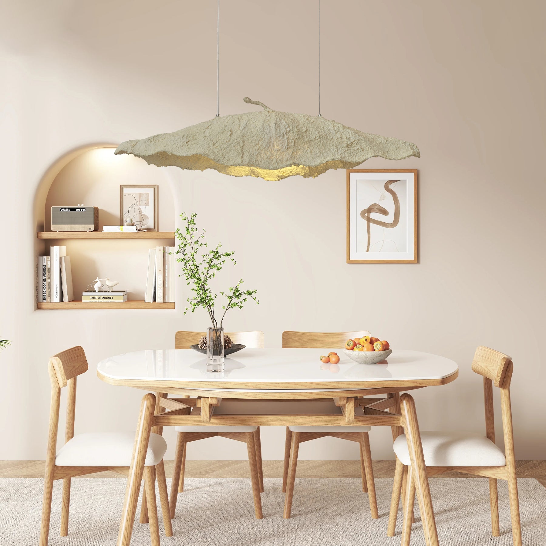 Altalis Kunsthandwerk Papierpulpe Pendelleuchte-Letslighting