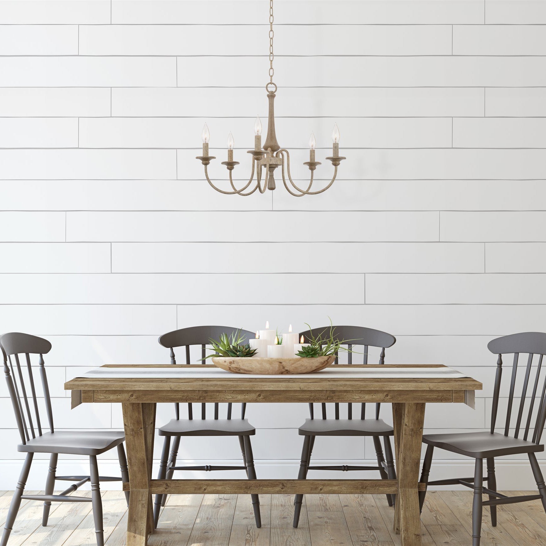 Alzorila Handgeschnitzter industrieller Vintage Kronleuchter-Letslighting