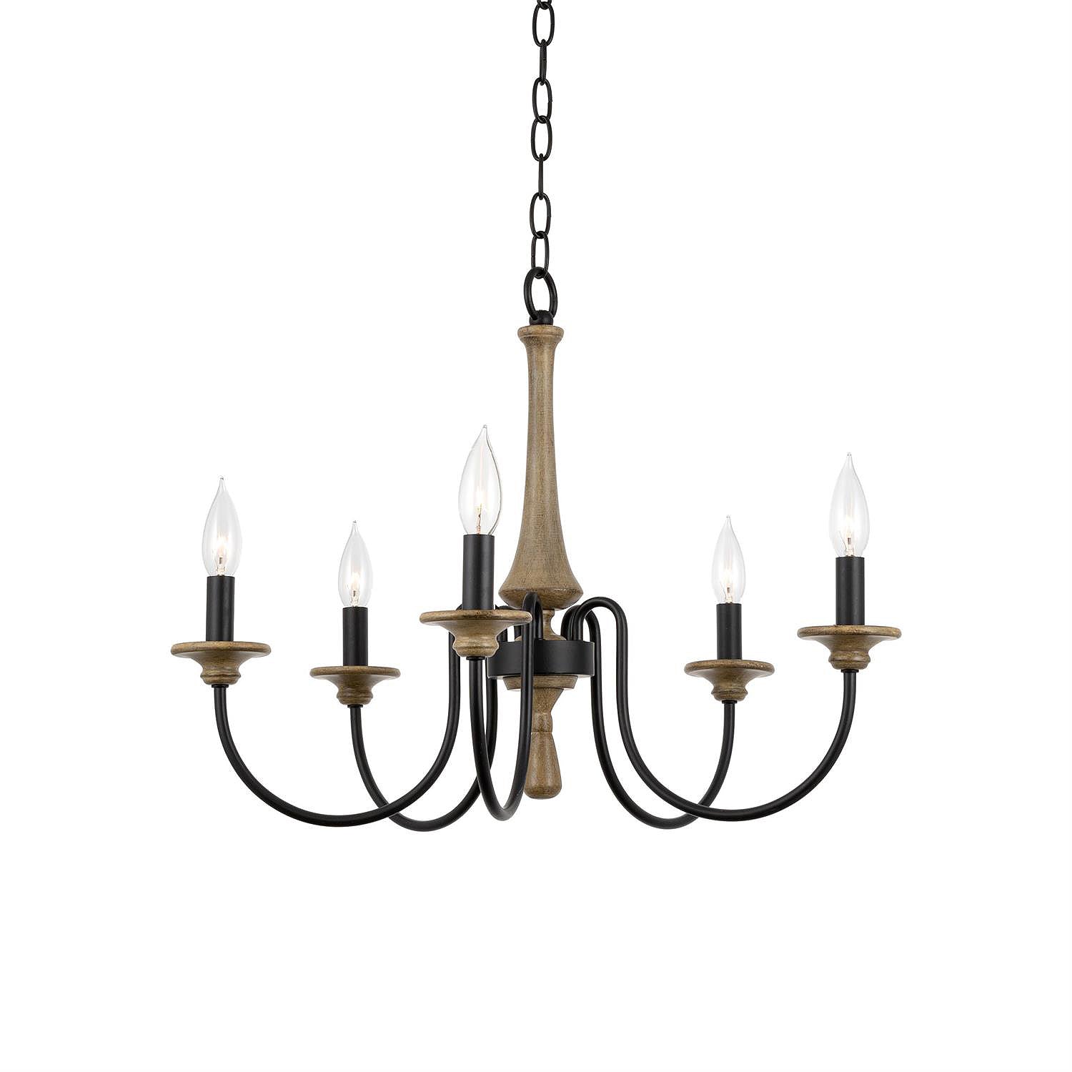 Alzorila Handgeschnitzter industrieller Vintage Kronleuchter-Letslighting