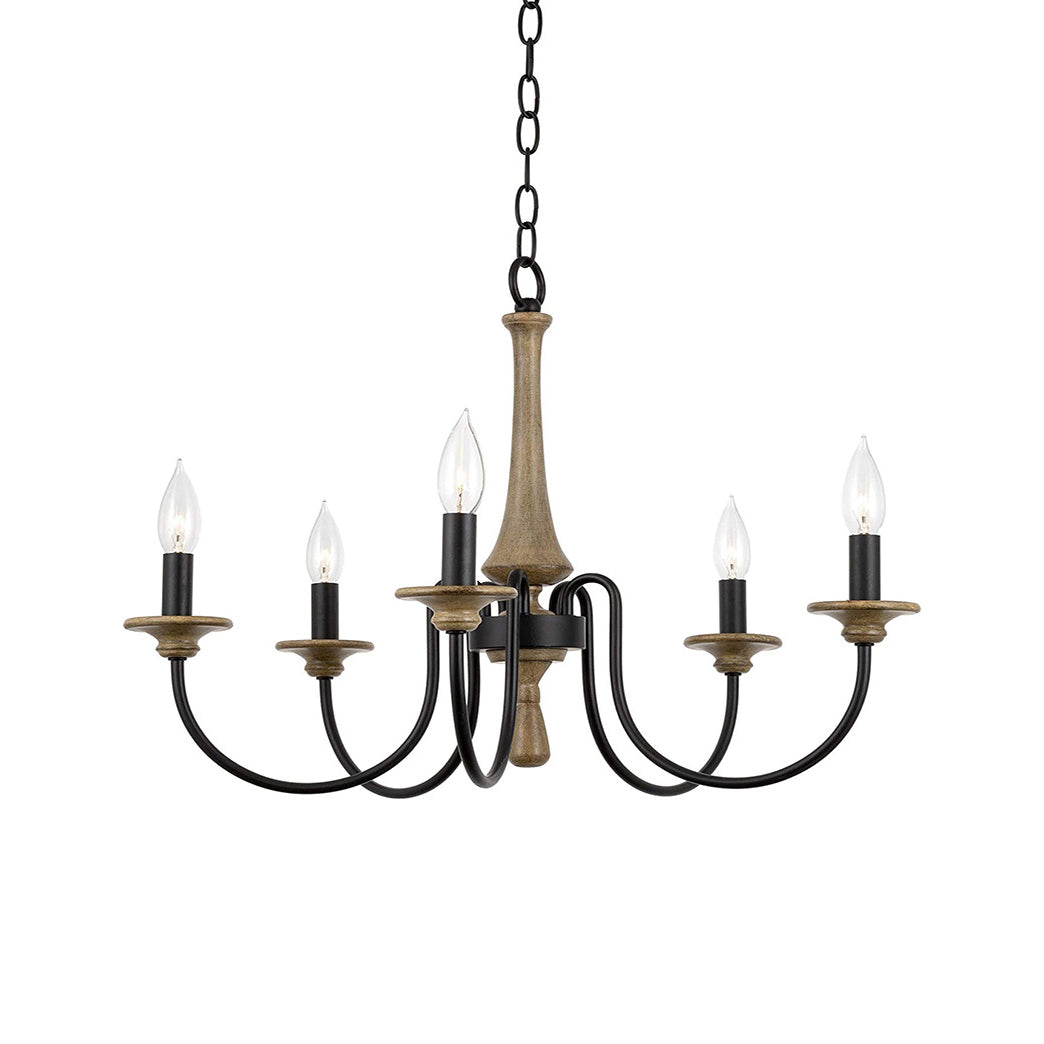 Alzorila Handgeschnitzter industrieller Vintage Kronleuchter-Letslighting