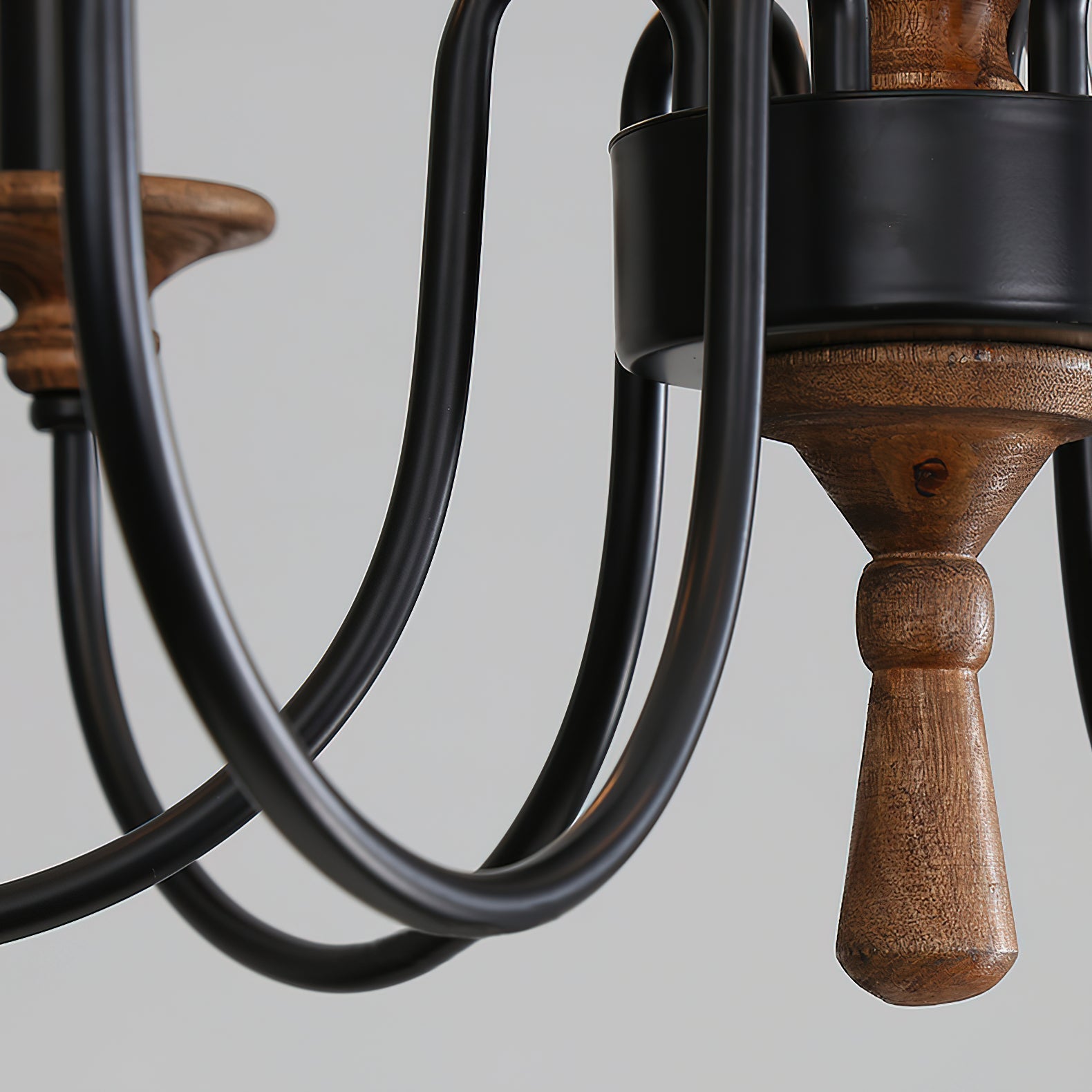 Alzorila Handgeschnitzter industrieller Vintage Kronleuchter-Letslighting