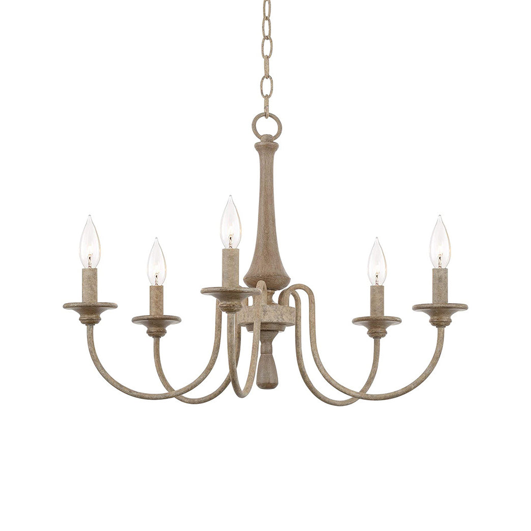 Alzorila Handgeschnitzter industrieller Vintage Kronleuchter-Letslighting