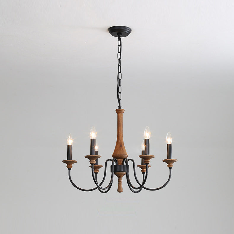 Alzorila Handgeschnitzter industrieller Vintage Kronleuchter-Letslighting