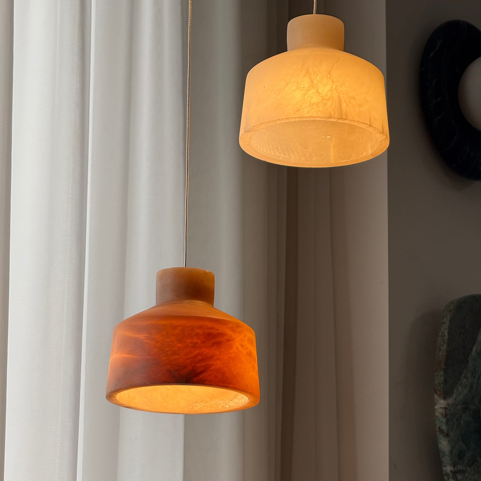 Aursore Modern Minimalist Alabaster Pendant Lamp - Letslighting