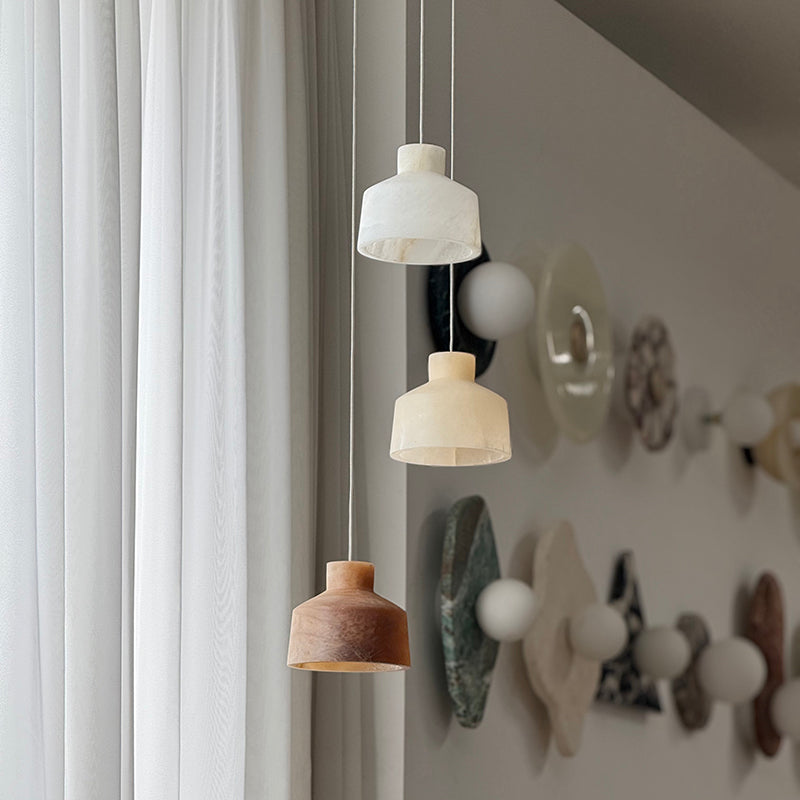 Aursore Modern Minimalist Alabaster Pendant Lamp - Letslighting