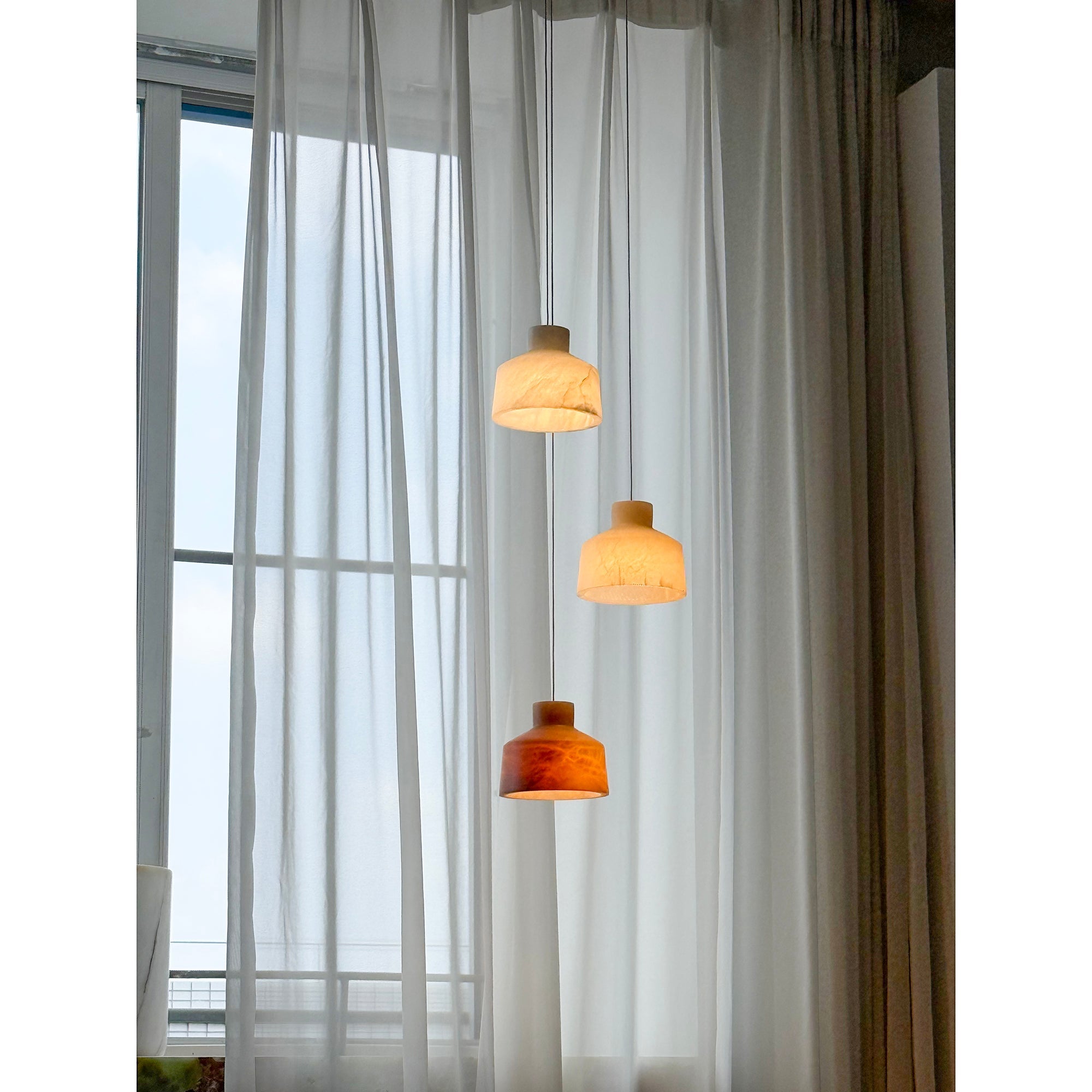 Aursore Modern Minimalist Alabaster Pendant Lamp - Letslighting