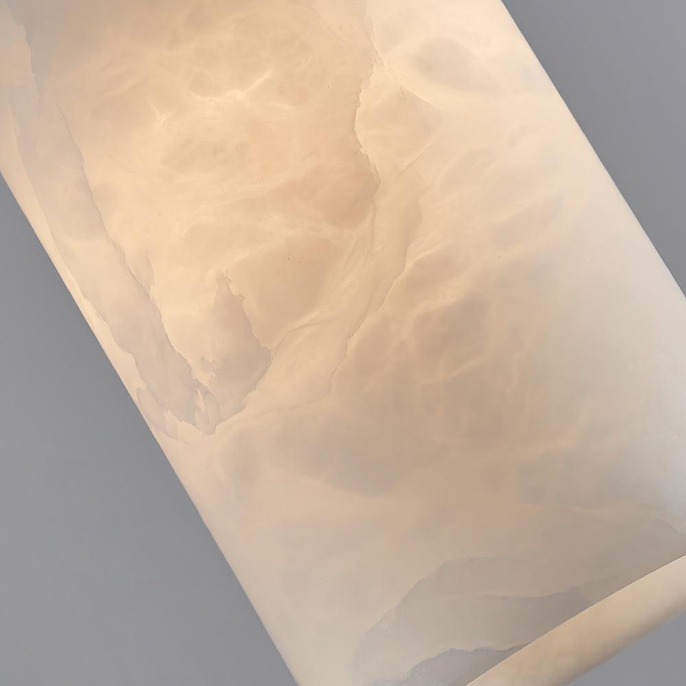 Lyrindis Cylinder Alabaster Pendant Light - Neutralighting