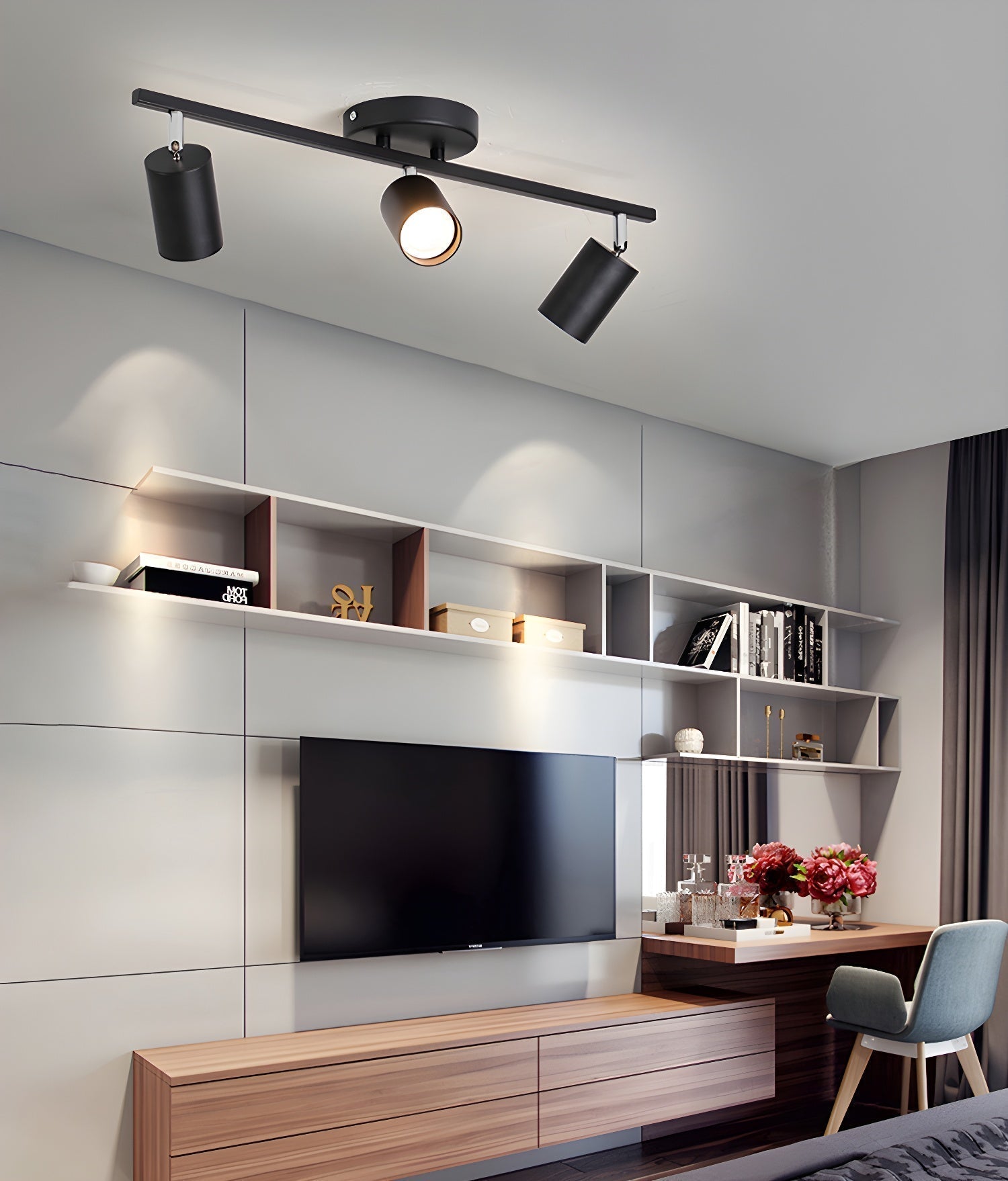 Quadra Moderne Deckenleuchte aus Aluminium-Letslighting