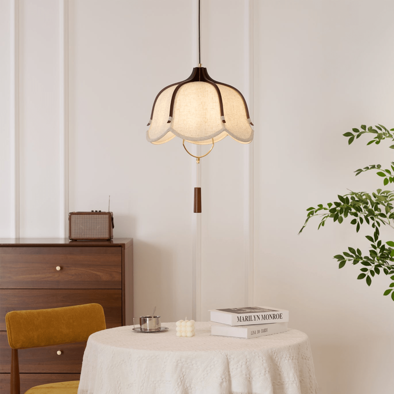 Lustra Pendelleuchte Laterne Modern Stoff-Letslighting