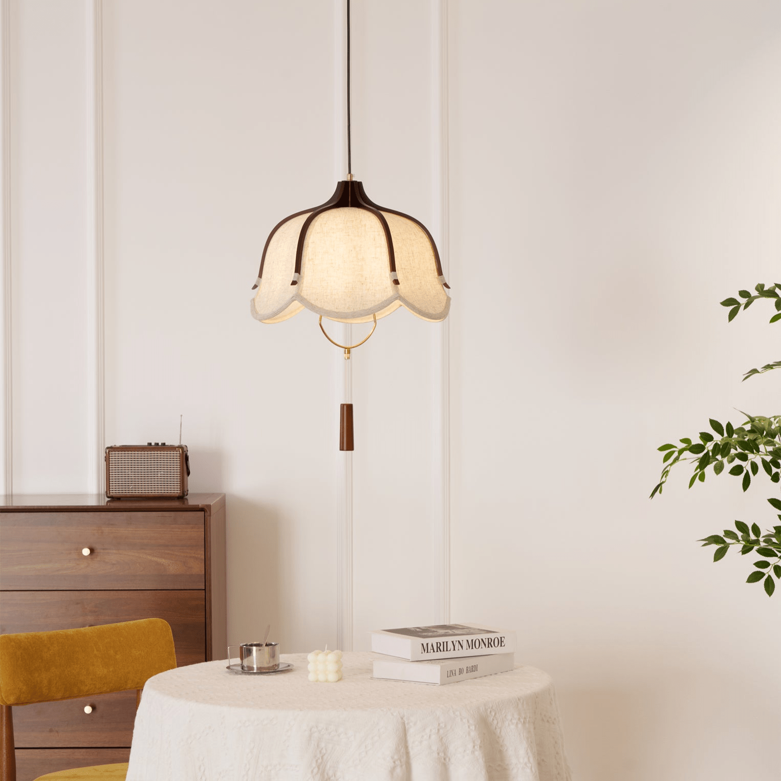 Lustra Pendelleuchte Laterne Modern Stoff-Letslighting