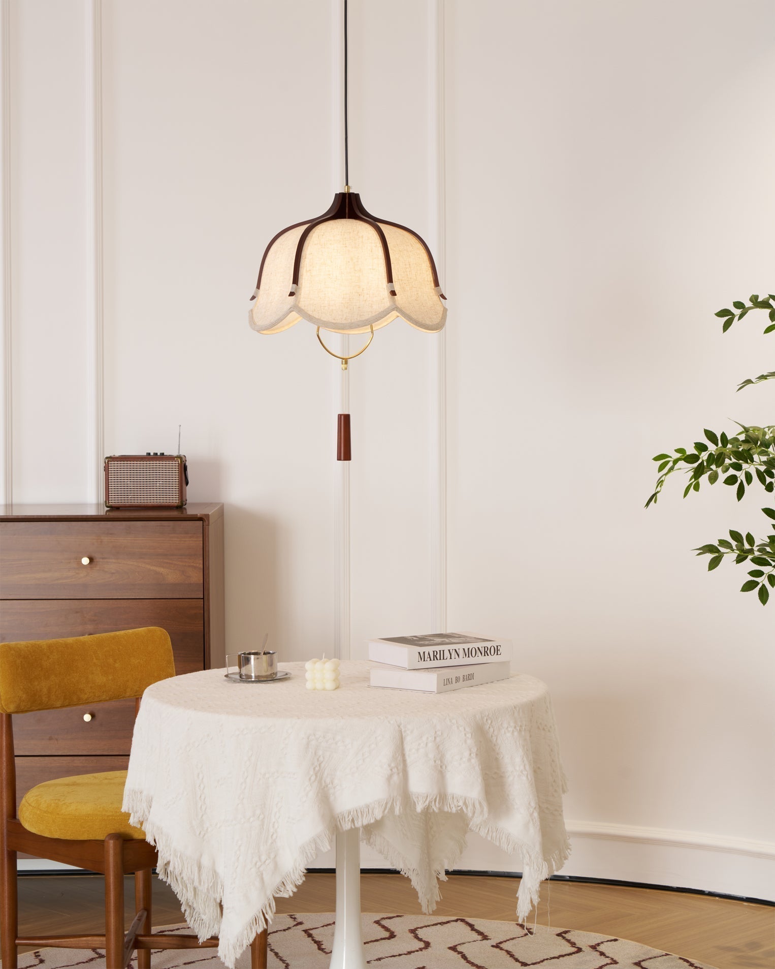 Lustra Pendelleuchte Laterne Modern Stoff-Letslighting