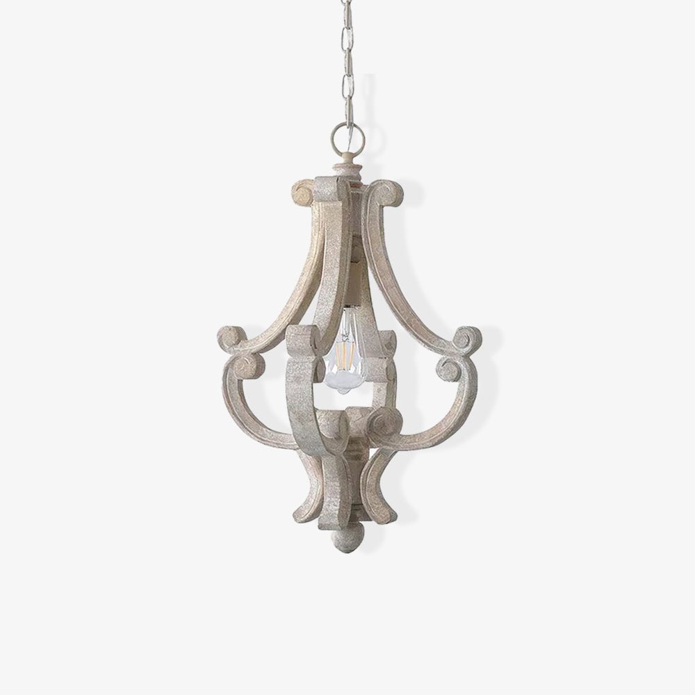 Thalien Holz Glam Pendelleuchte-Letslighting
