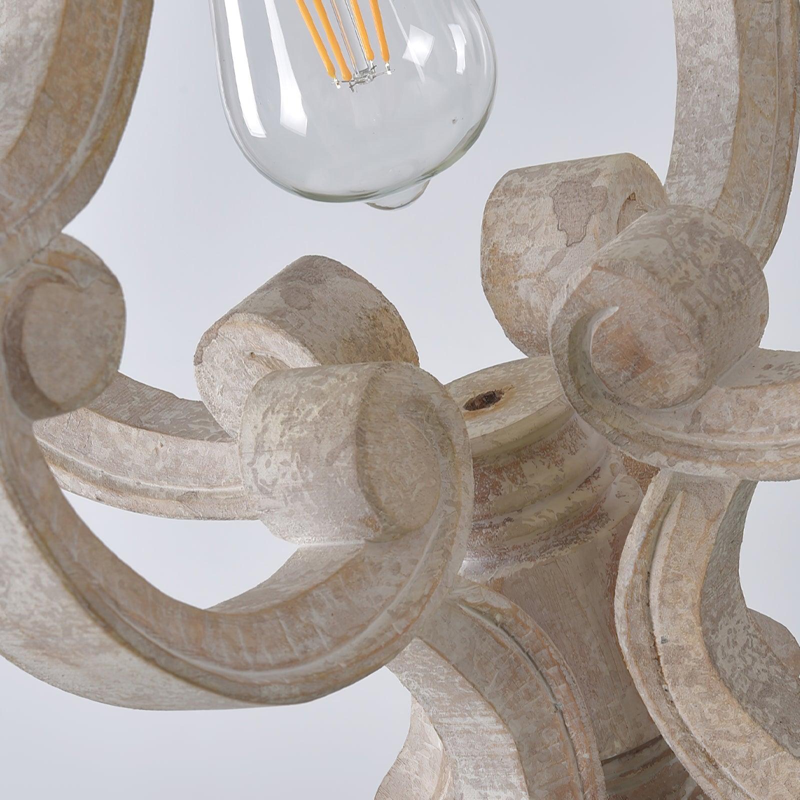 Thalien Holz Glam Pendelleuchte-Letslighting