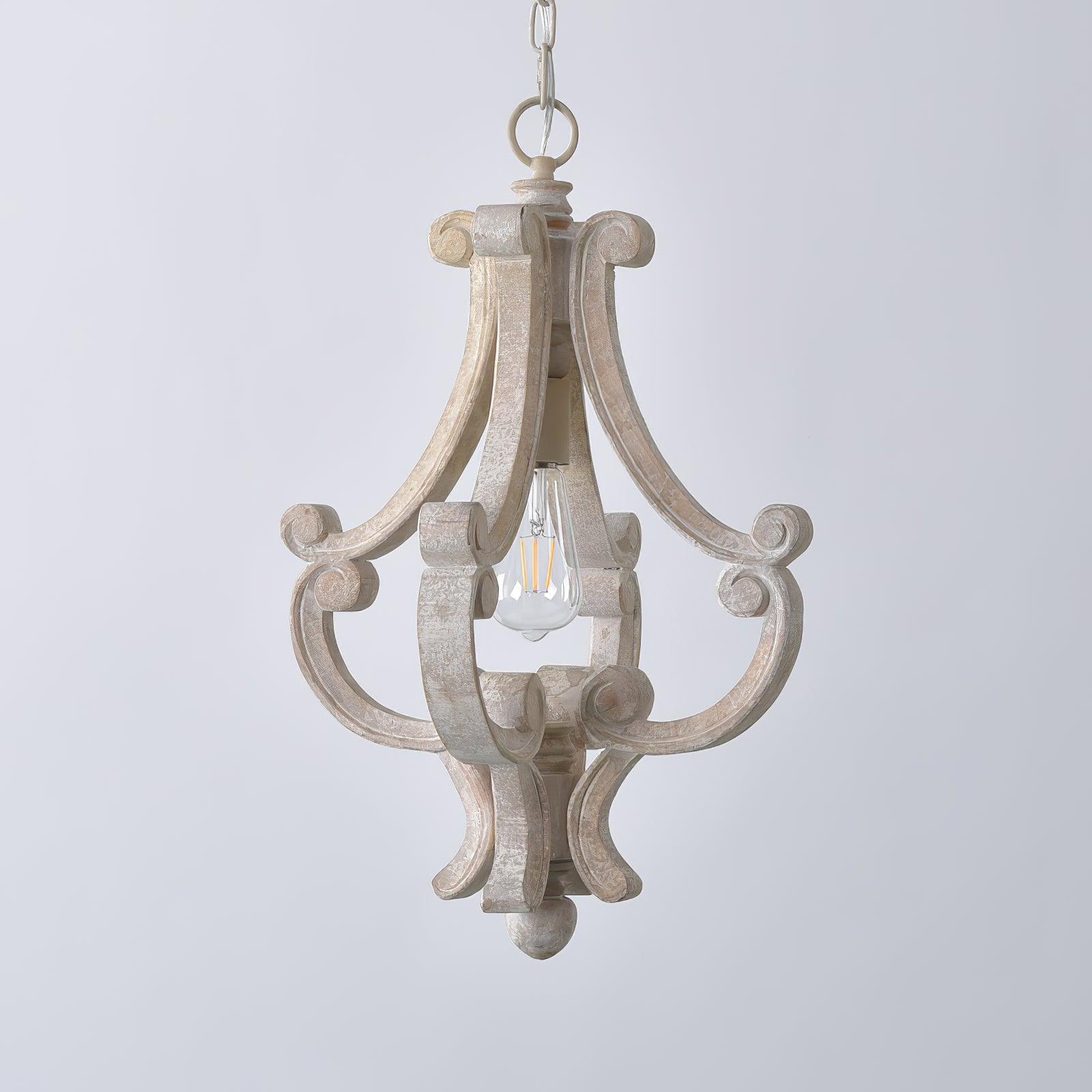 Thalien Holz Glam Pendelleuchte-Letslighting