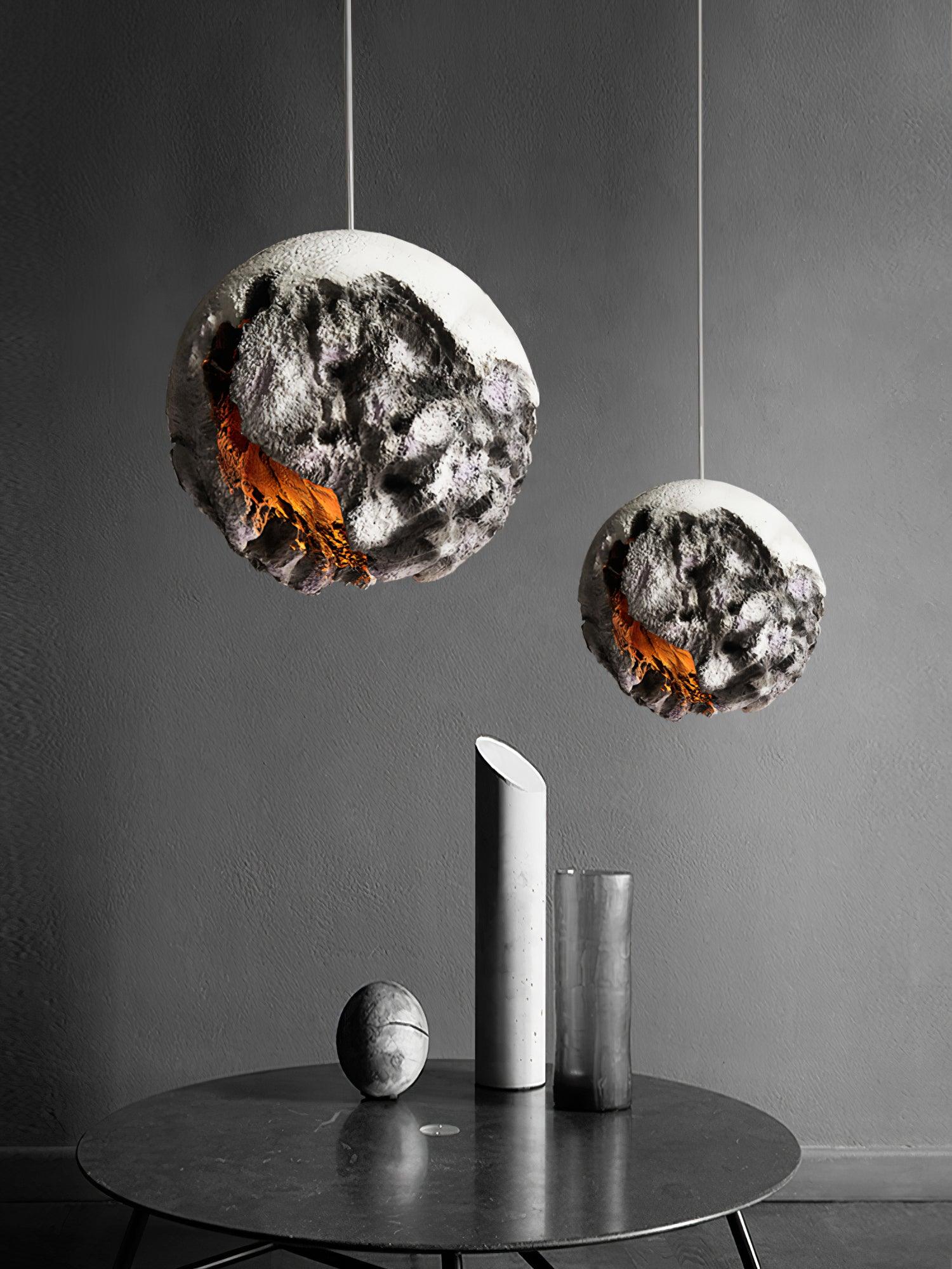 Ilphaara Irregular Planet Kunststoff-Pendelleuchte-Letslighting