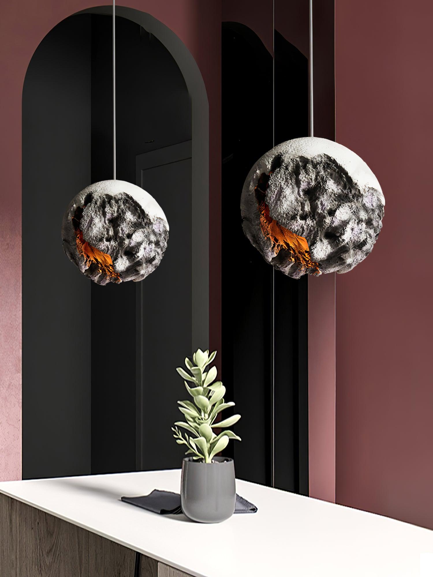 Ilphaara Irregular Planet Kunststoff-Pendelleuchte-Letslighting