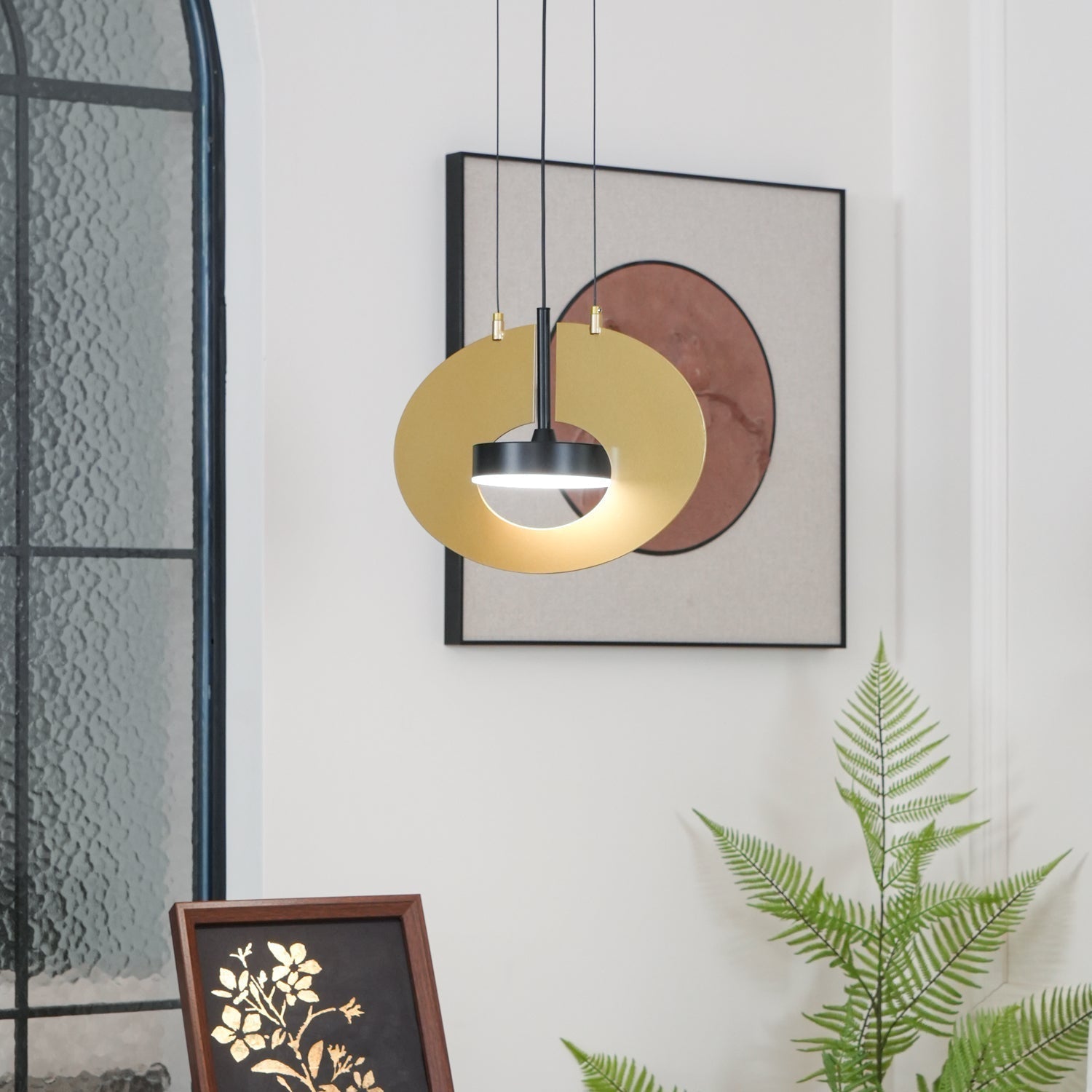Solara Pendelleuchte Oval Ring Geometrisch-Letslighting