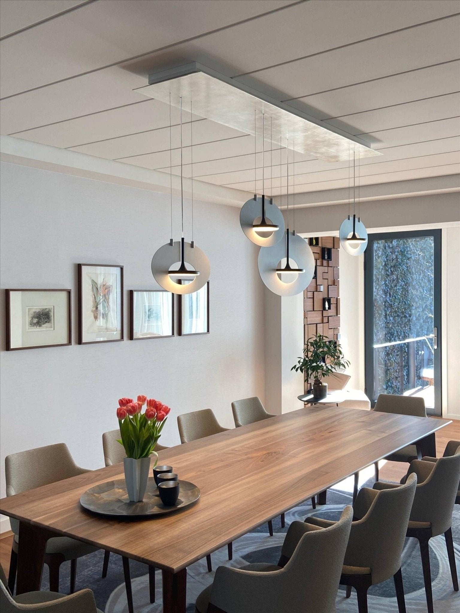 Solara Pendelleuchte Oval Ring Geometrisch-Letslighting