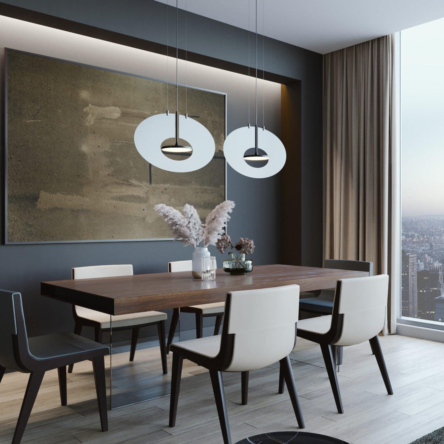 Solara Pendelleuchte Oval Ring Geometrisch-Letslighting
