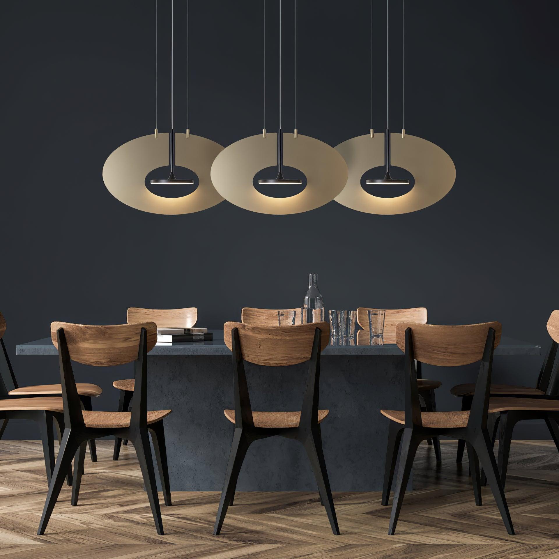 Solara Pendelleuchte Oval Ring Geometrisch-Letslighting