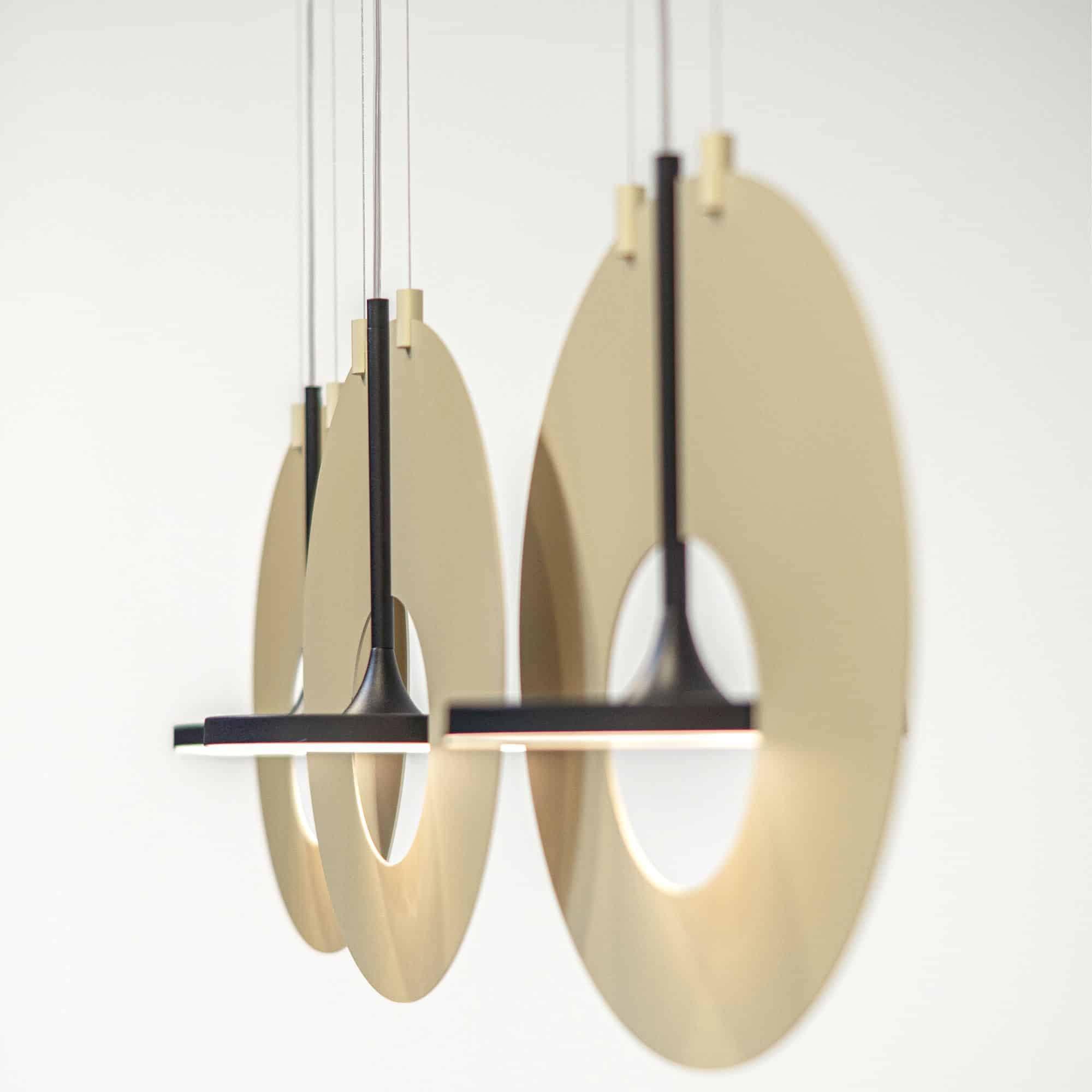 Solara Pendelleuchte Oval Ring Geometrisch-Letslighting
