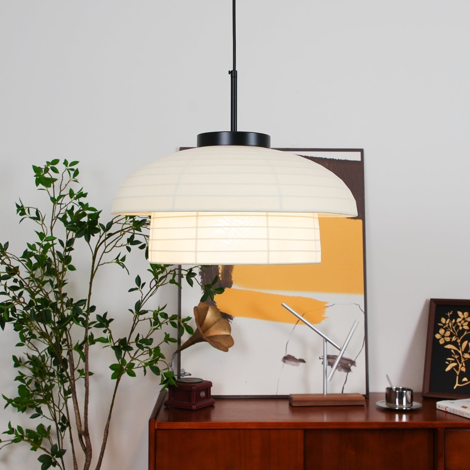 Tavirce Künstlerische Stoff Pendelleuchte-Letslighting