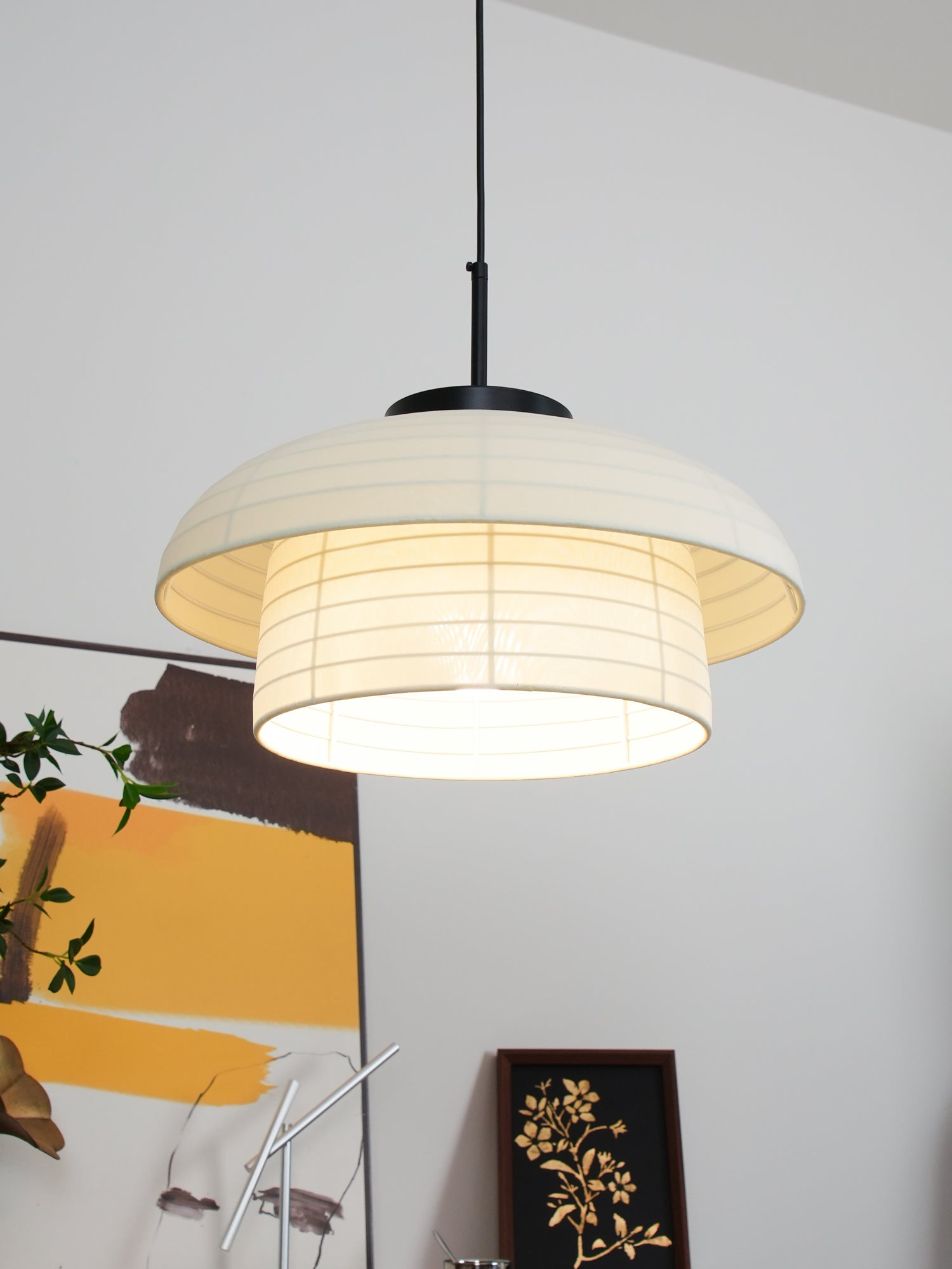 Tavirce Künstlerische Stoff Pendelleuchte-Letslighting