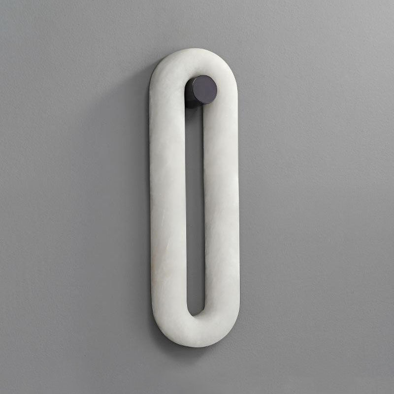 Mydorel Modern Minimalist Brass Alabaster Wall Lamp - Letslighting