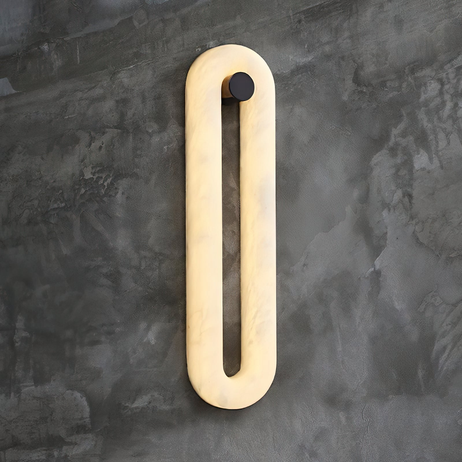 Mydorel Modern Minimalist Brass Alabaster Wall Lamp - Letslighting
