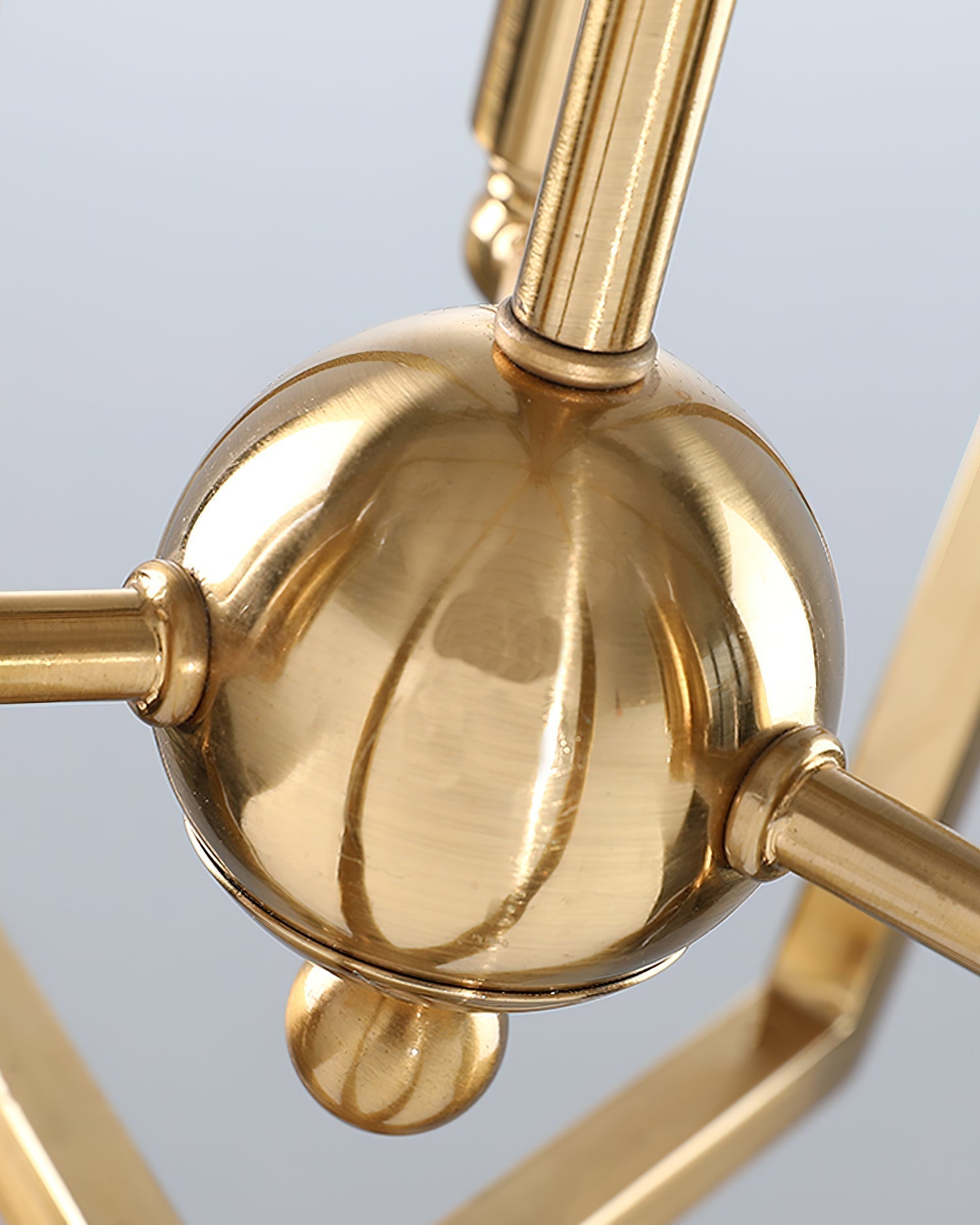 Lustra Kronleuchter Gold Laterne Rahmen-Letslighting