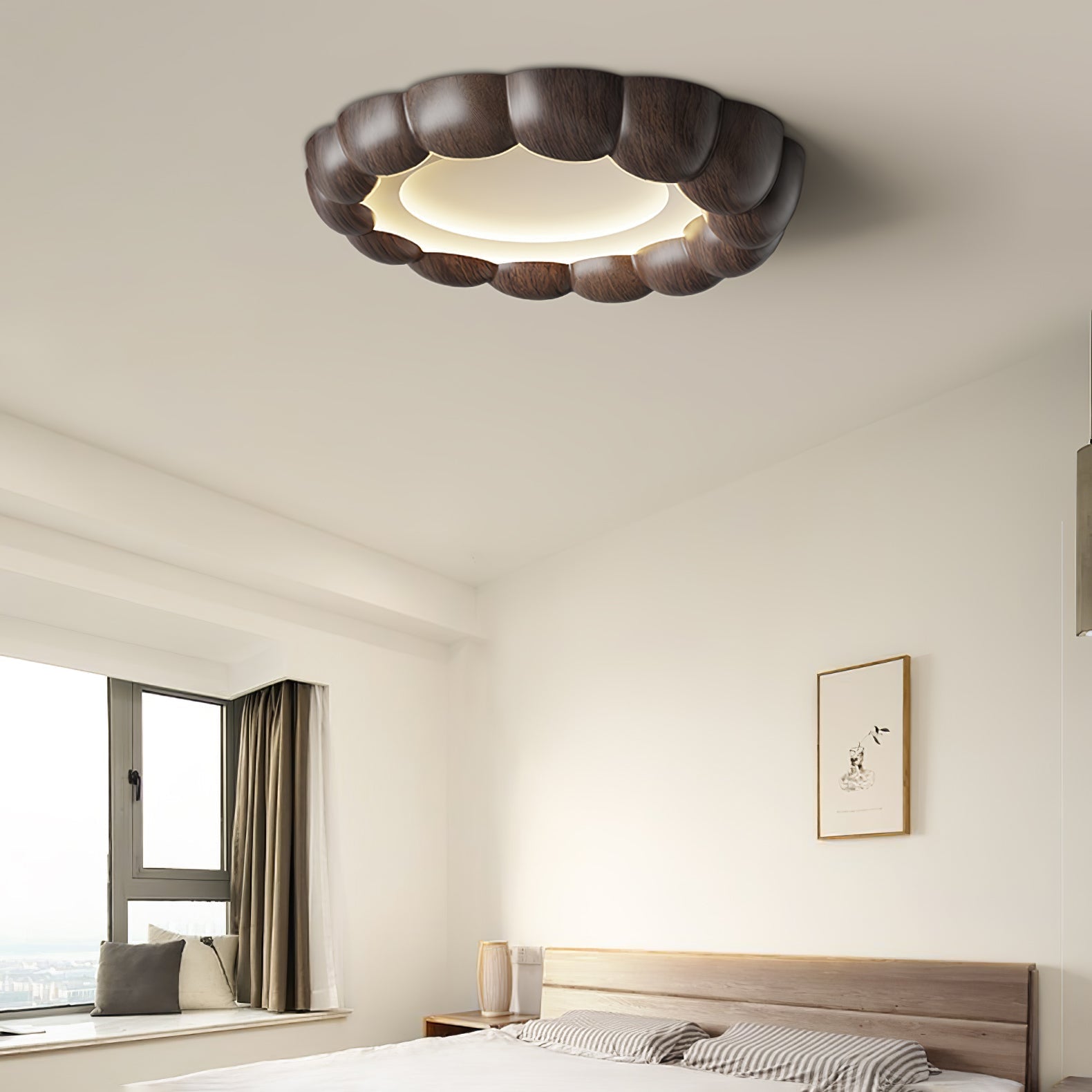 Eraeiel Traditionell Eleganz Ripple Deckenleuchte-Letslighting