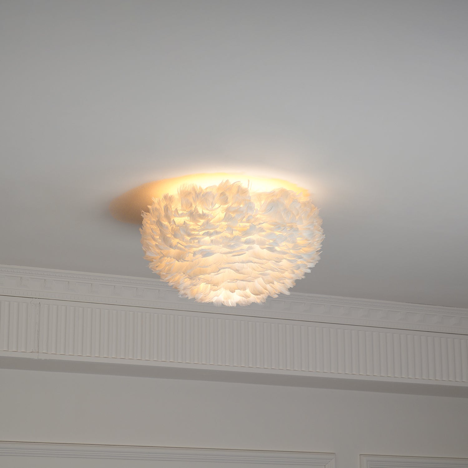 Zalore Premium Nordisch Kunst Gefiedert Deckenleuchte-Letslighting