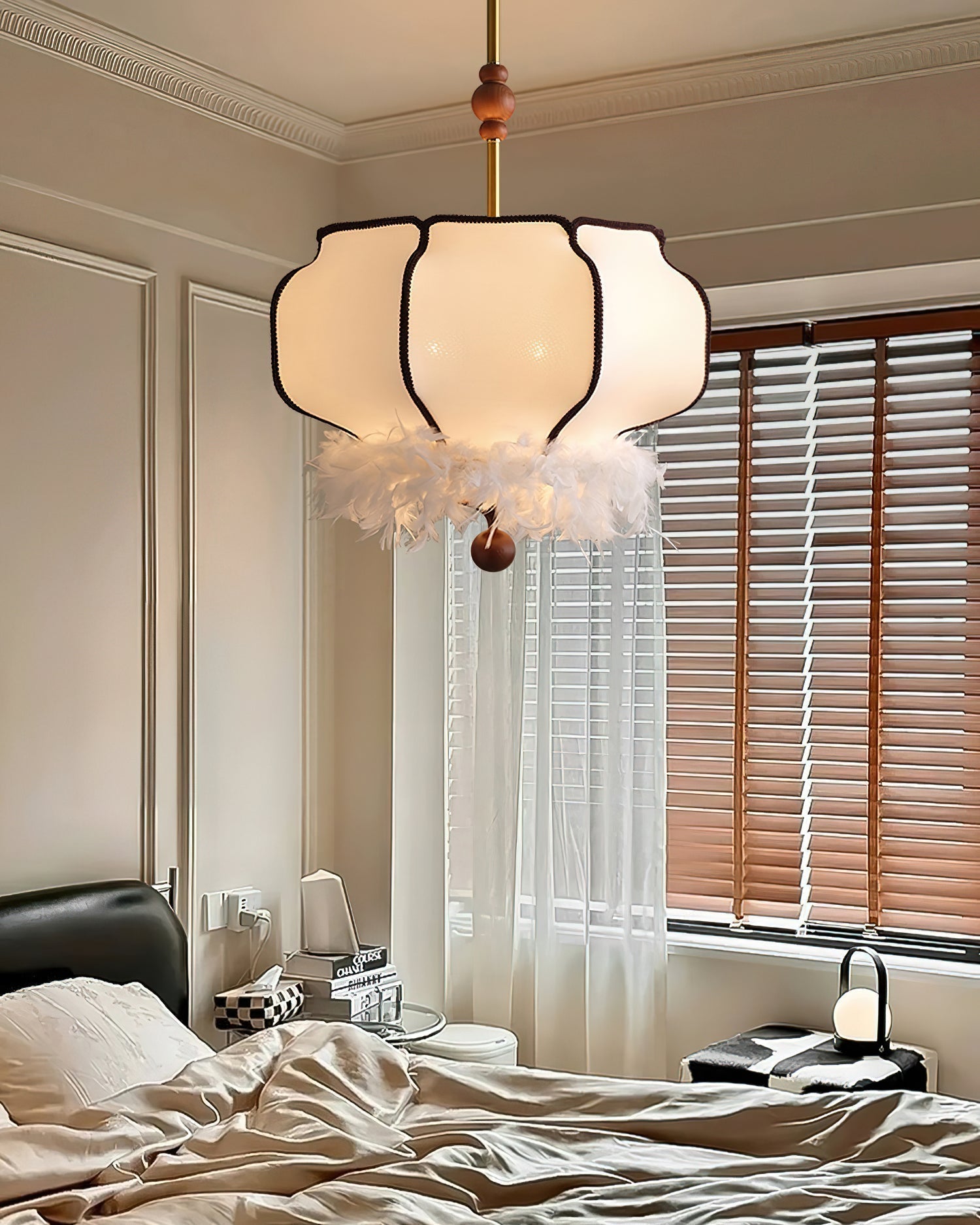 Grace Luxus Stoff Pendelleuchte Leuchte-Letslighting