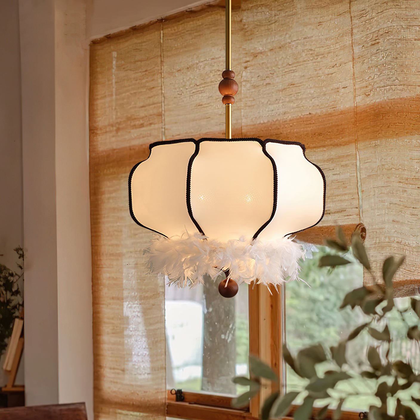 Grace Luxus Stoff Pendelleuchte Leuchte-Letslighting