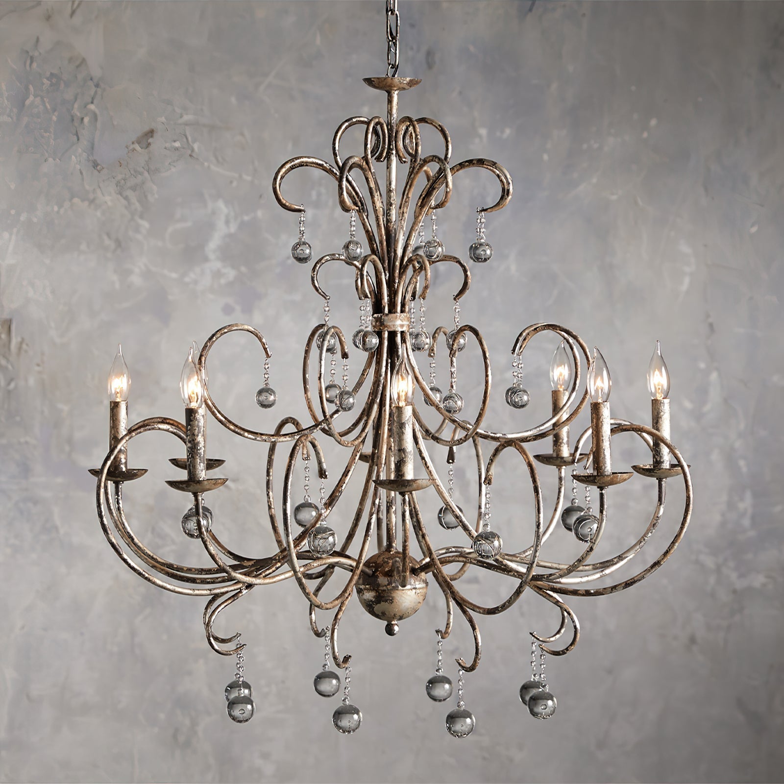 Ermira Postmoderner Luxus Glas-Kristall-Kronleuchter-Letslighting