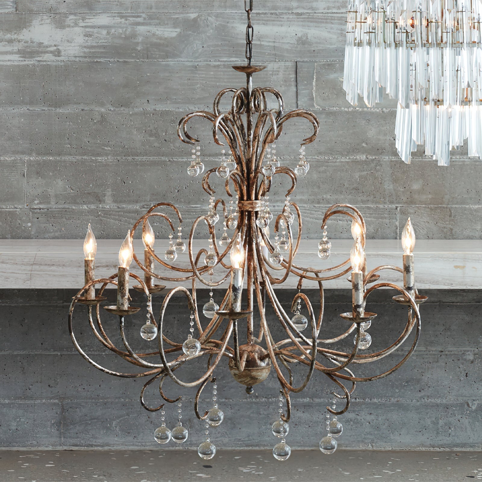 Ermira Postmoderner Luxus Glas-Kristall-Kronleuchter-Letslighting