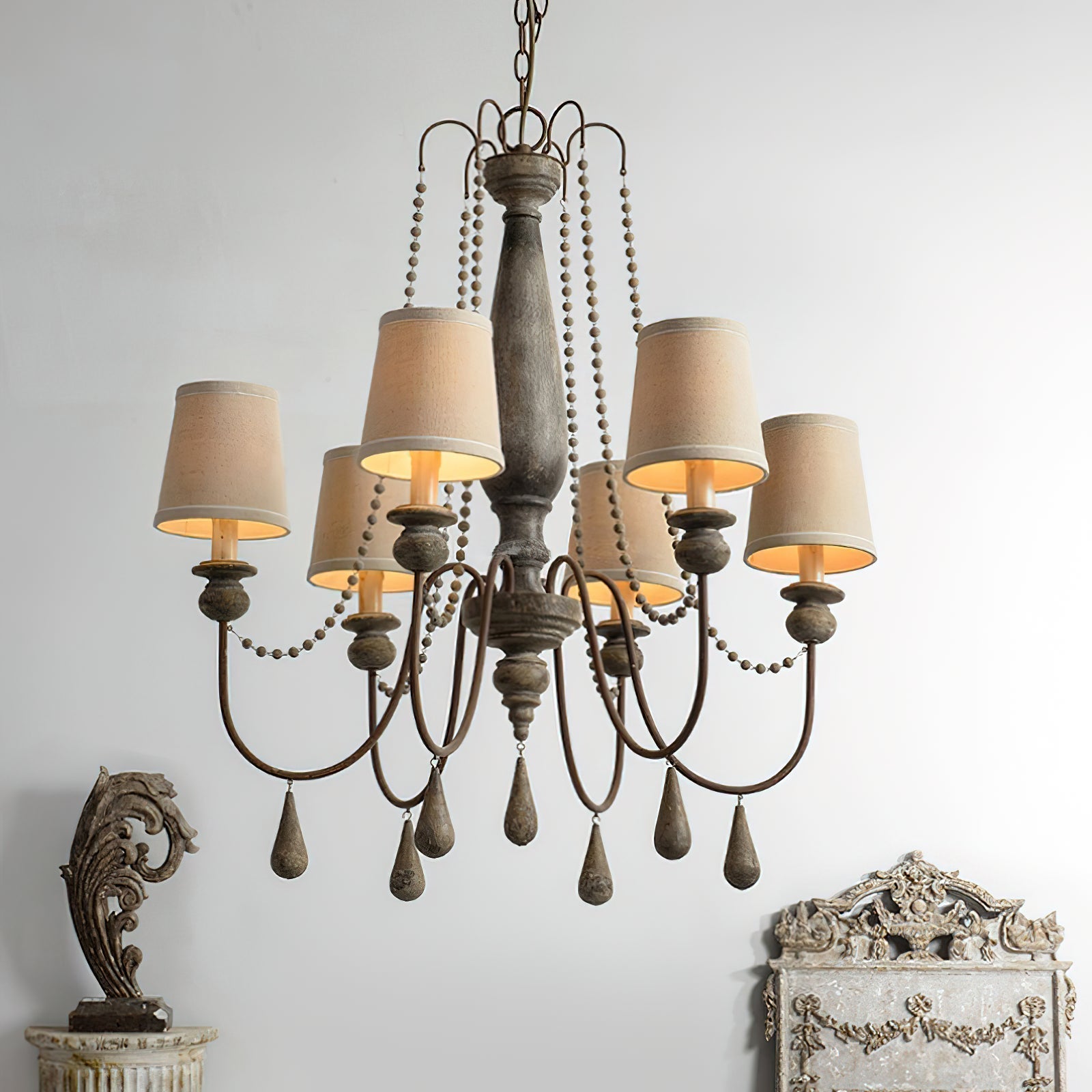 Arshaor Postmoderner Luxus Holz-Kronleuchter-Letslighting