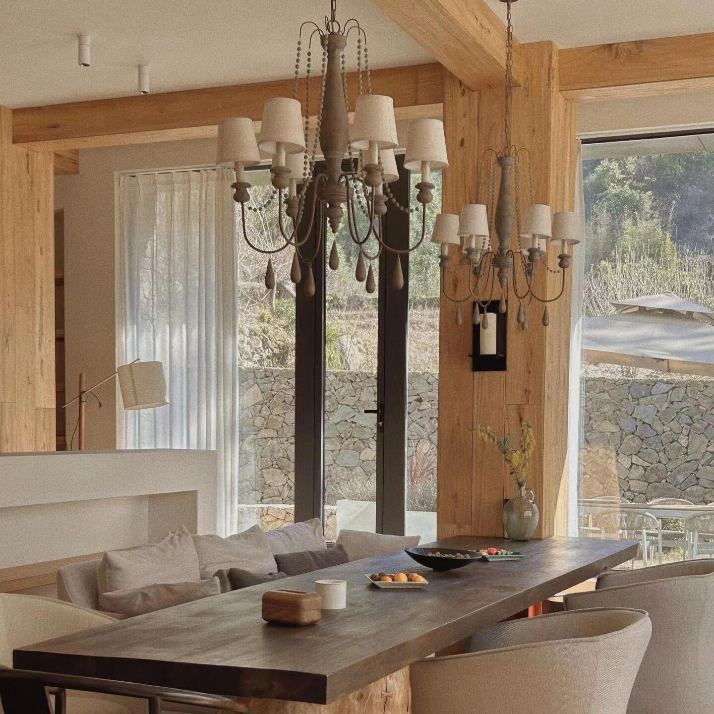 Arshaor Postmoderner Luxus Holz-Kronleuchter-Letslighting