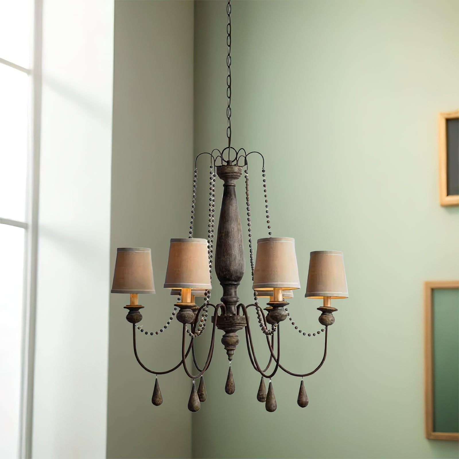 Arshaor Postmoderner Luxus Holz-Kronleuchter-Letslighting
