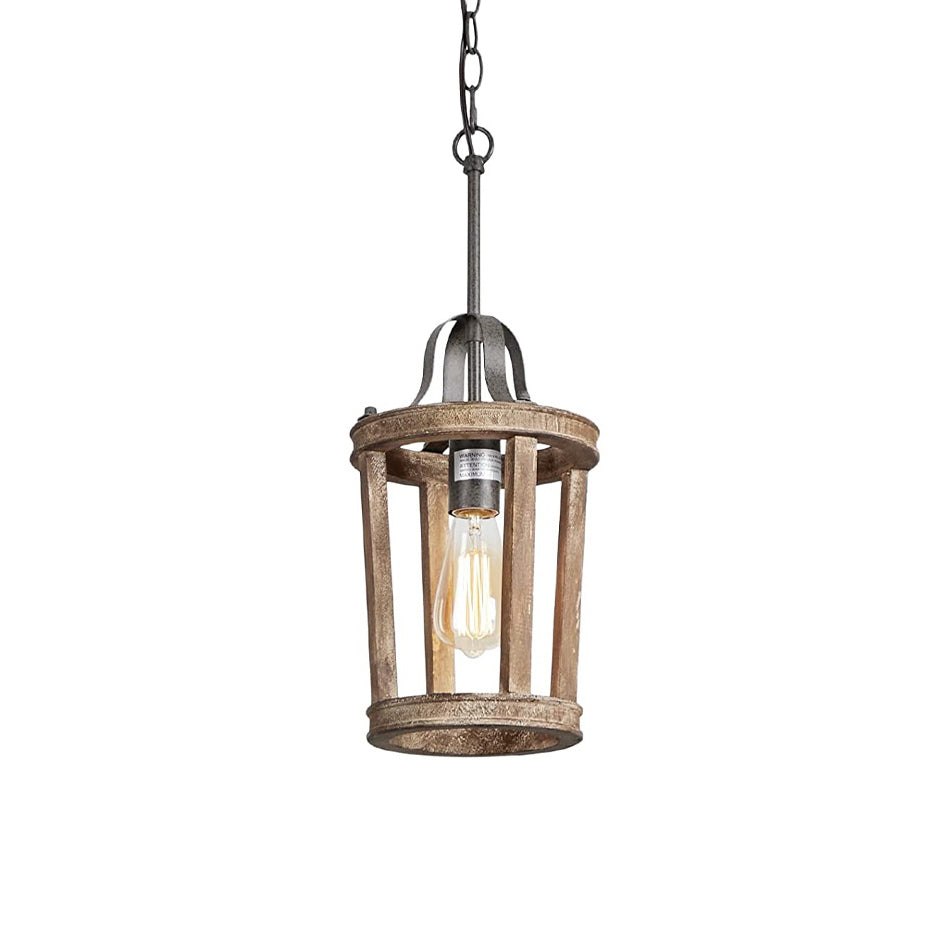 Veraeen Vintage Industrial Trommel Stoff Pendelleuchte-Letslighting