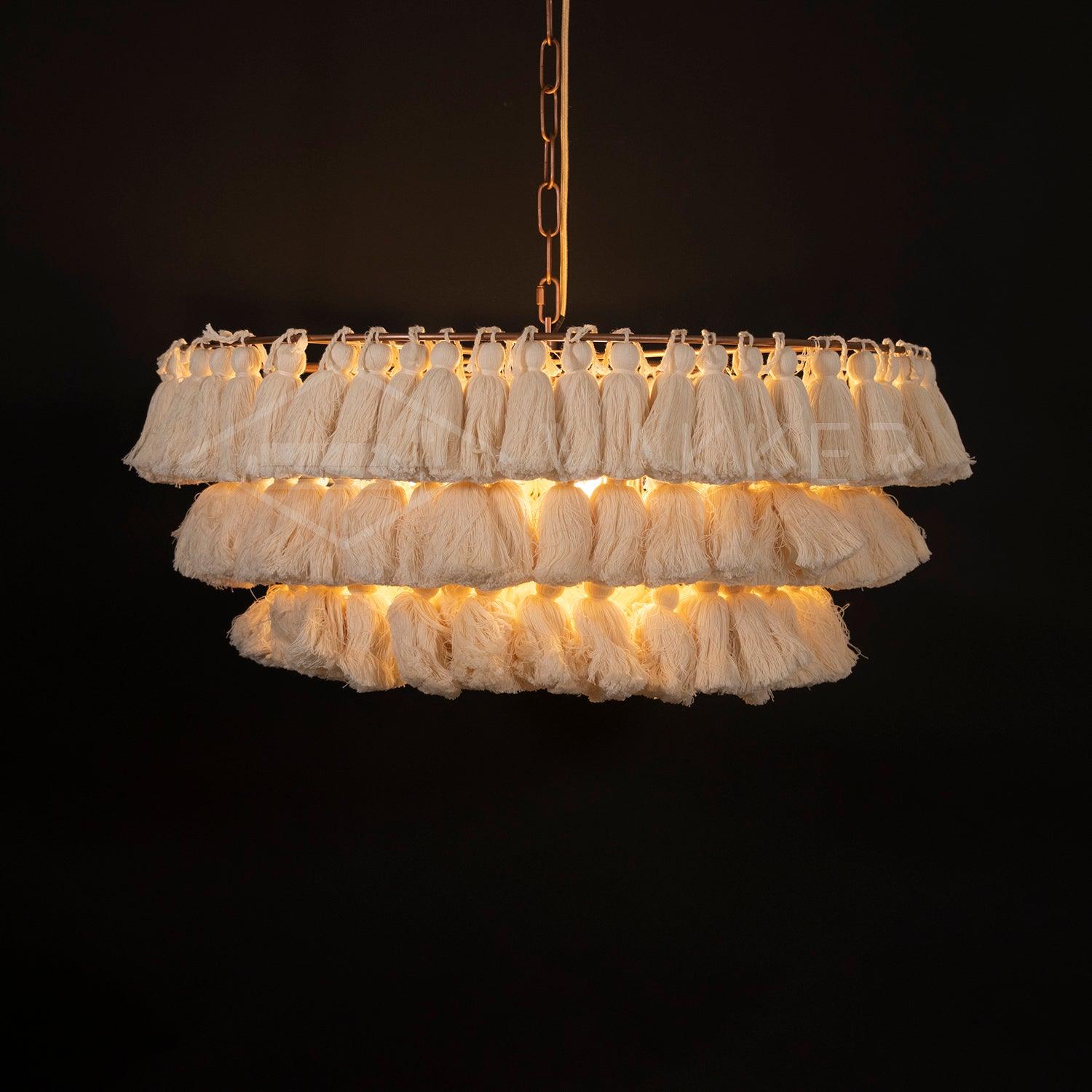Lustra Kronleuchter Pink Boho Chic-Letslighting