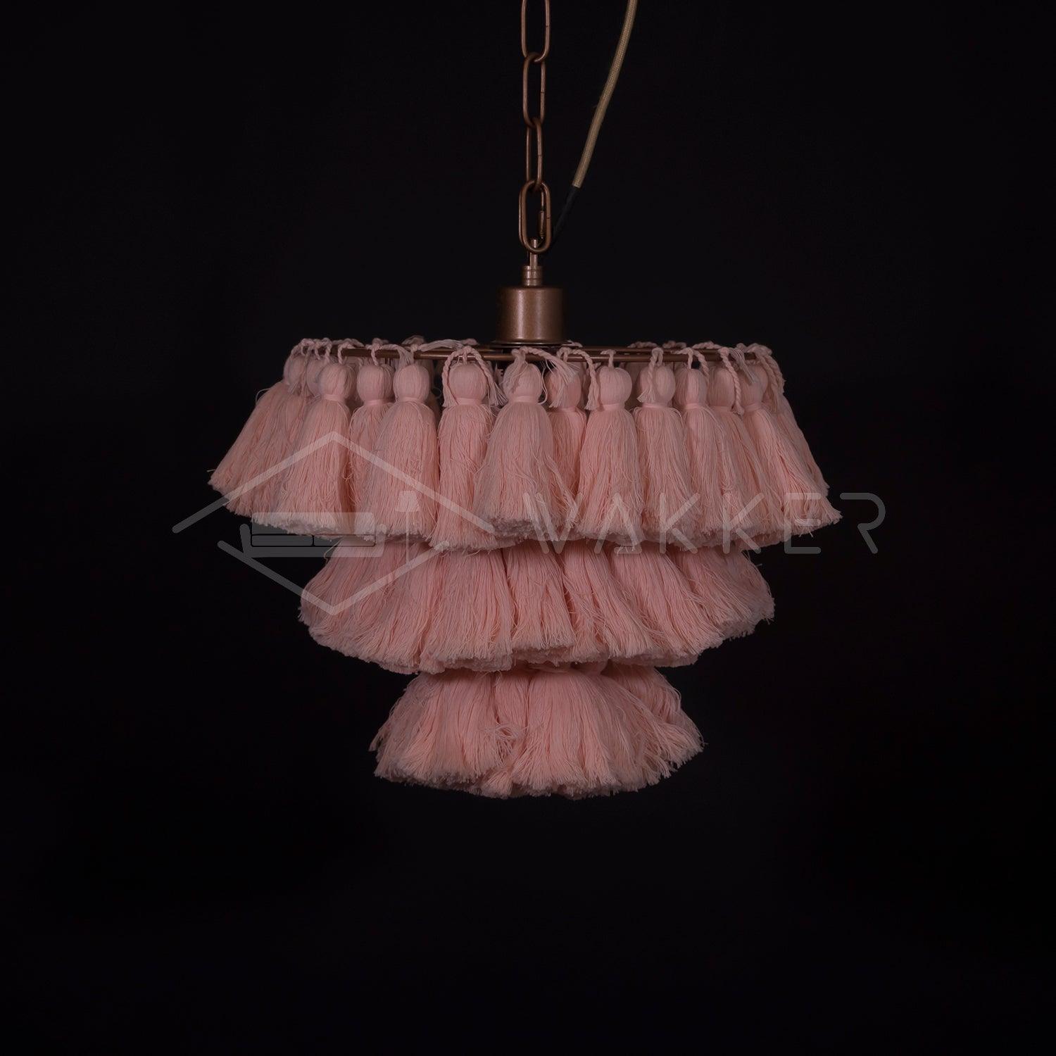 Lustra Kronleuchter Pink Boho Chic-Letslighting
