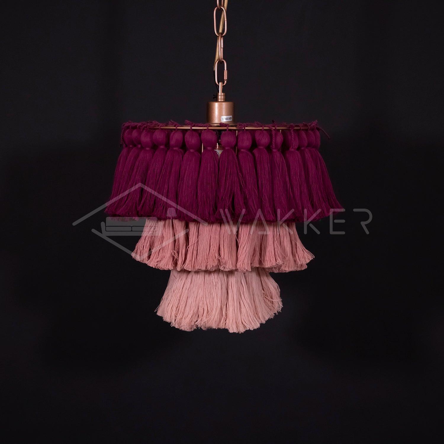 Lustra Kronleuchter Pink Boho Chic-Letslighting
