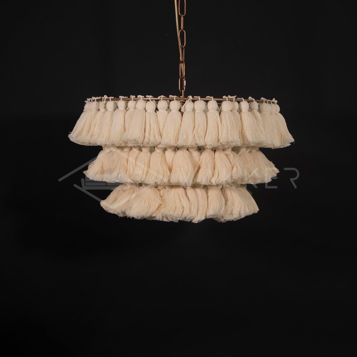 Lustra Kronleuchter Pink Boho Chic-Letslighting