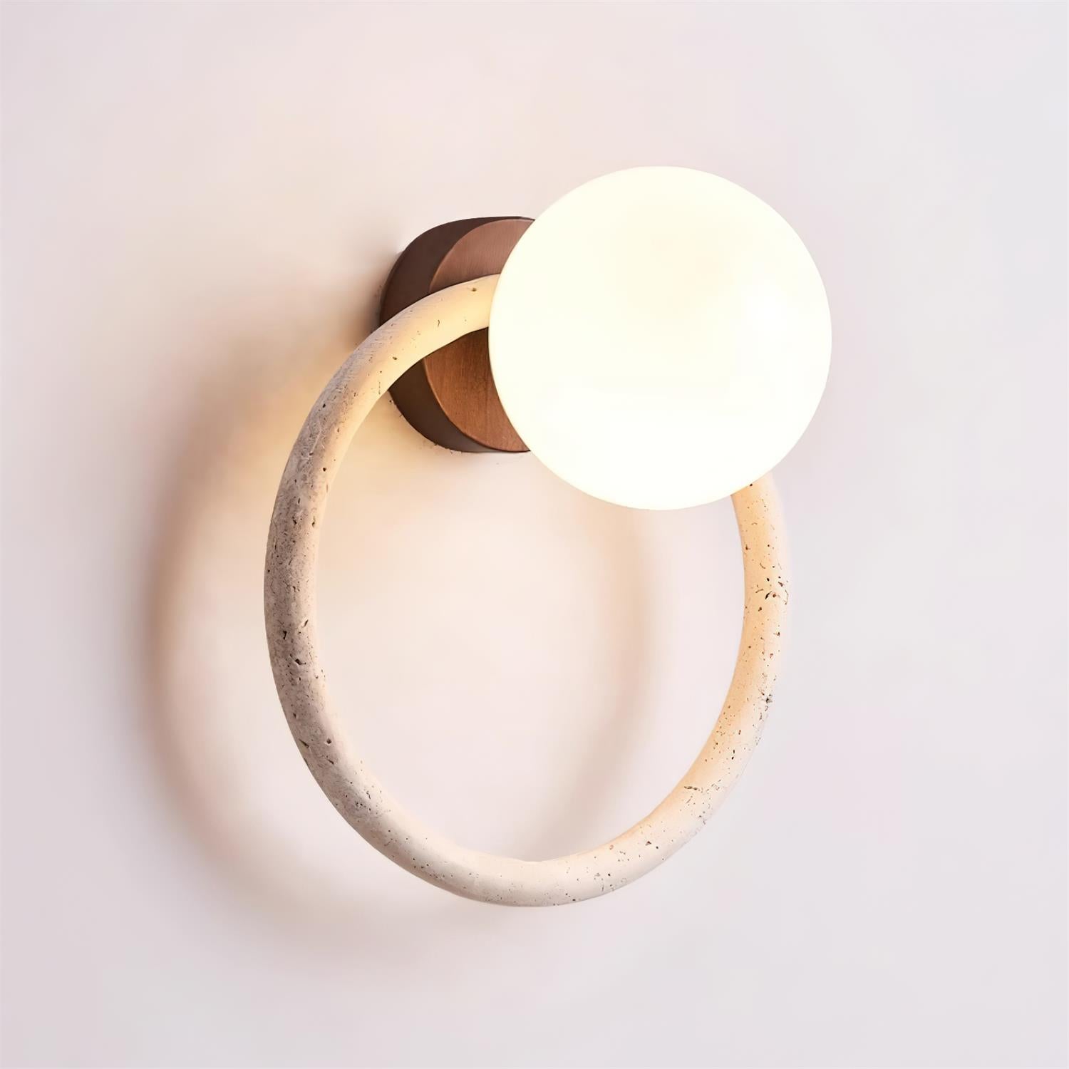 Geylo Travertine Wing Wall Light - Letslighting