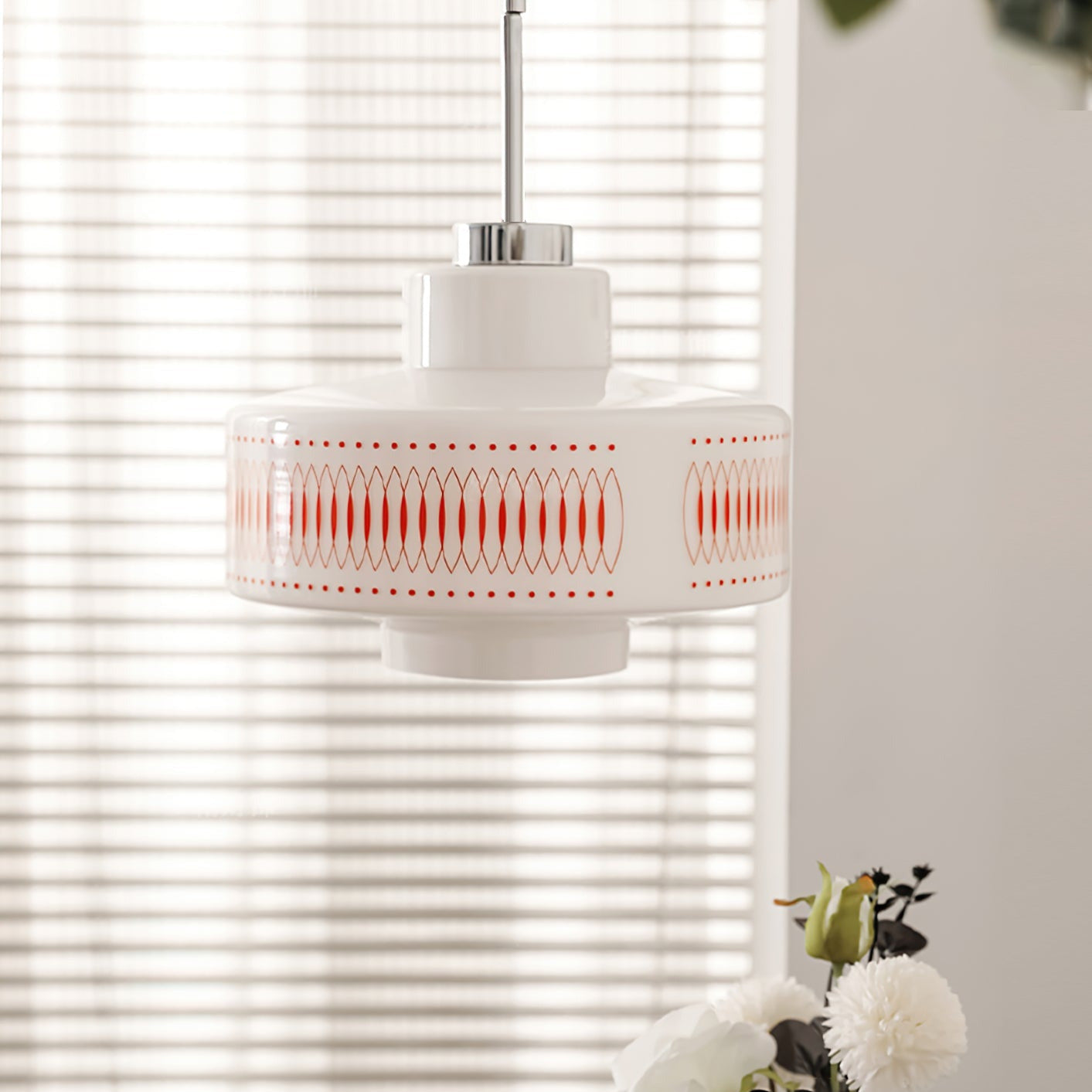 Roko Pendelleuchte im Mid-Century-Stil