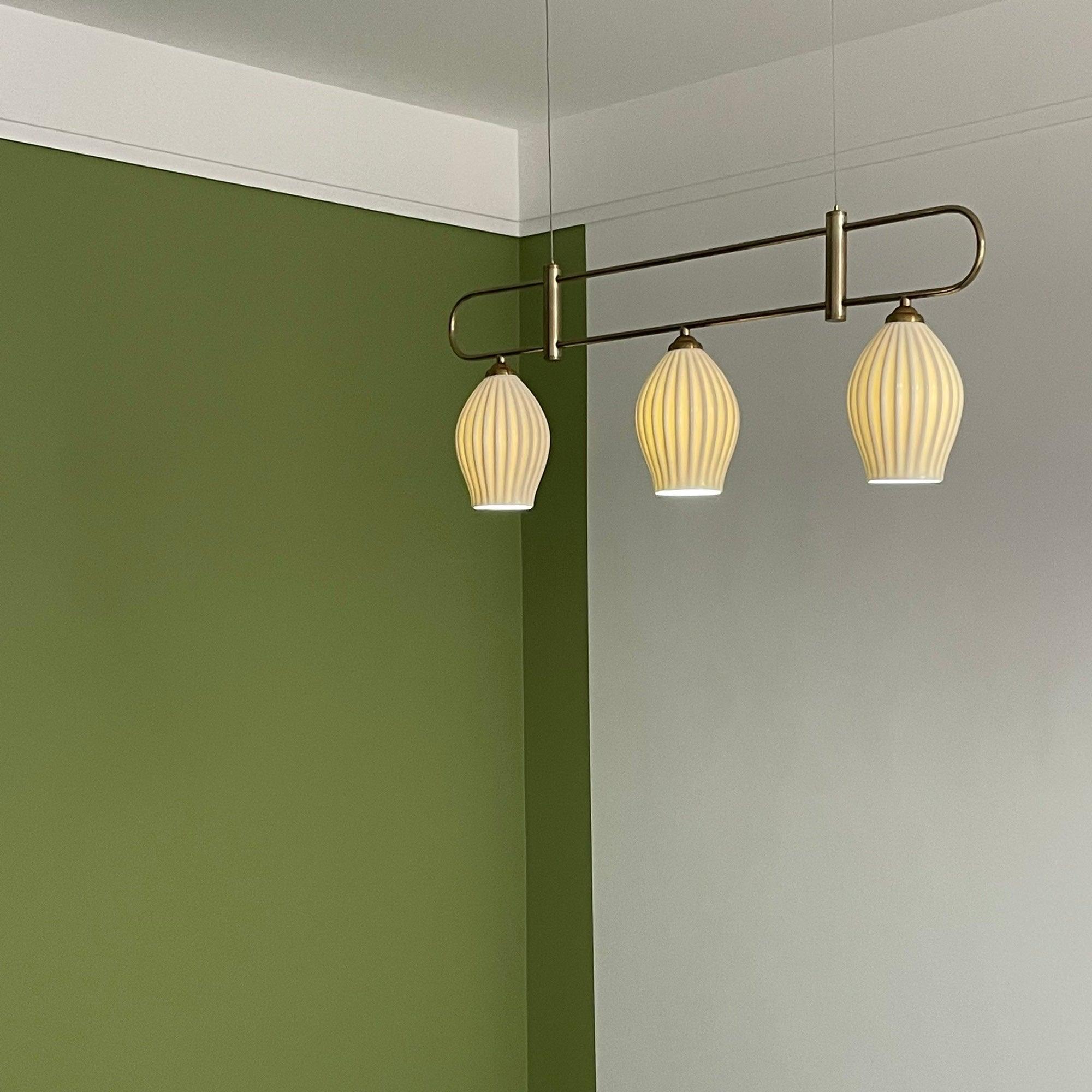 Arlirir Moderne Minimalistische Kunst-Keramik-Pendelleuchte-Letslighting