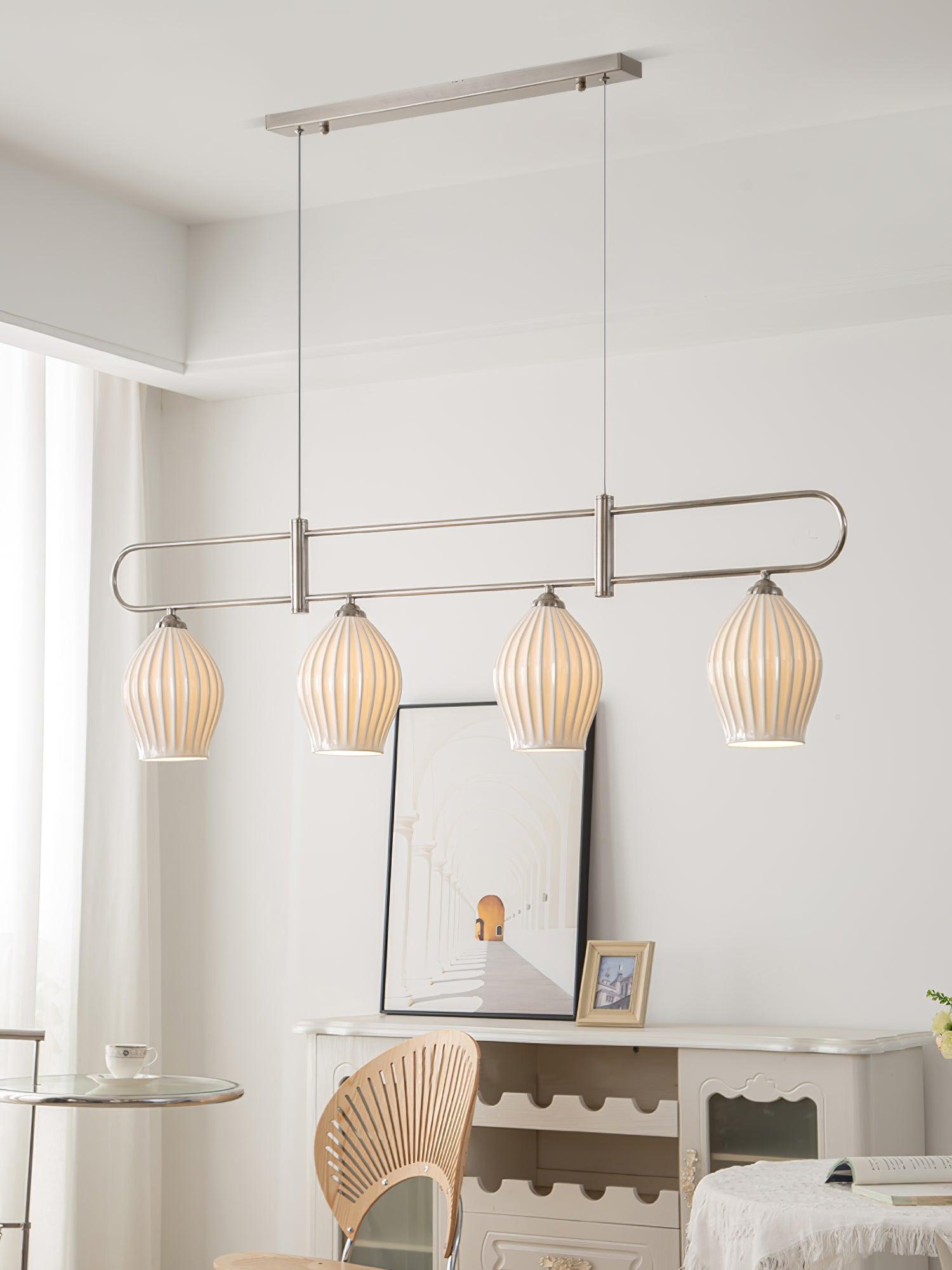 Arlirir Moderne Minimalistische Kunst-Keramik-Pendelleuchte-Letslighting